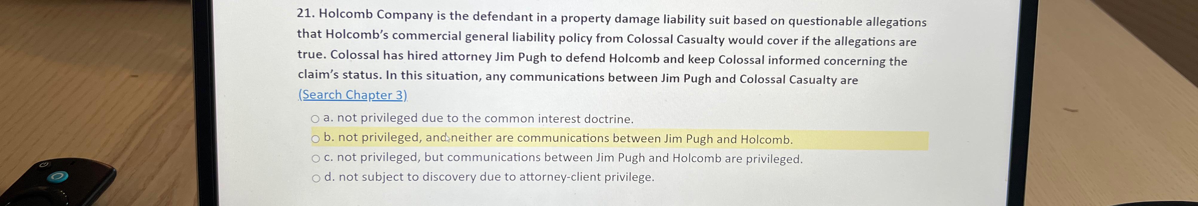 Solved Company is the defendant in a property damage