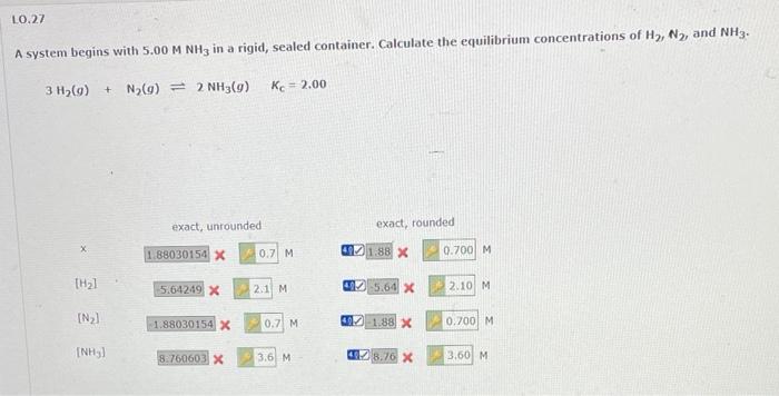 Solved the answers are shown in the problem, could you show | Chegg.com