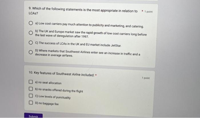 Solved answer 1 to 10 question as soon as possible please | Chegg.com