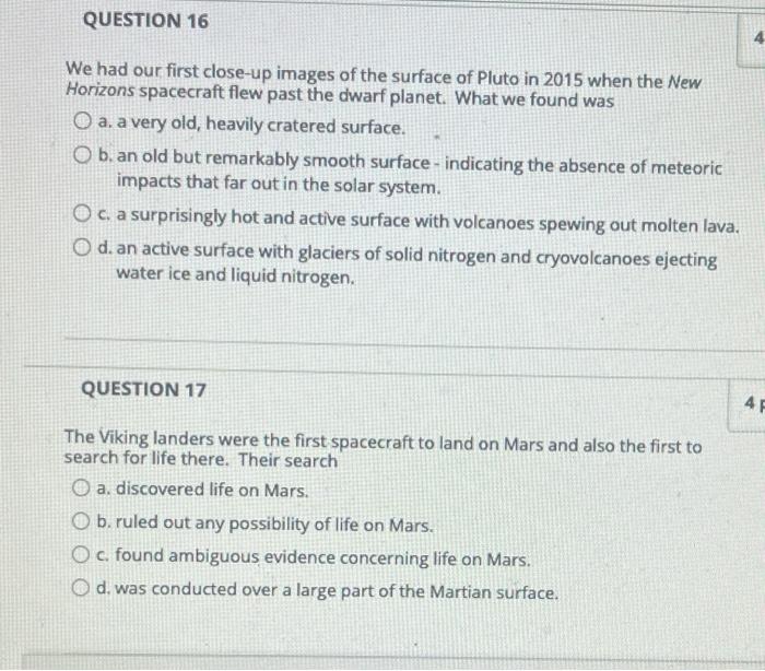 Solved The surface gravity on Mars is much smaller than the