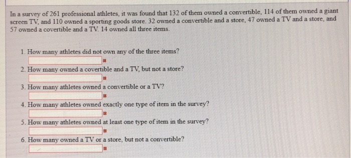 Solved In A Survey Of 261 Professional Athletes It Was Chegg Solved In A Survey Of 261 Professional Athletes It Was Chegg