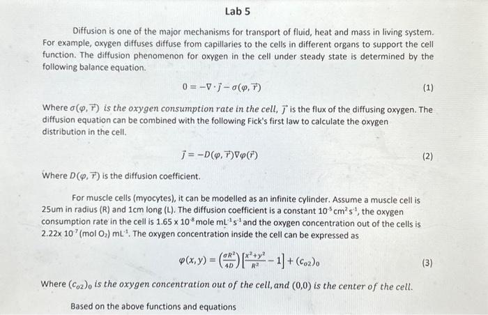 Solved Diffusion is one of the major mechanisms for | Chegg.com