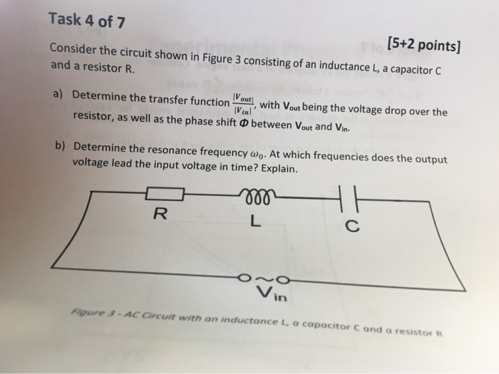 Solved Task 4 of 7 [5+2 points] Consider the circuit shown | Chegg.com