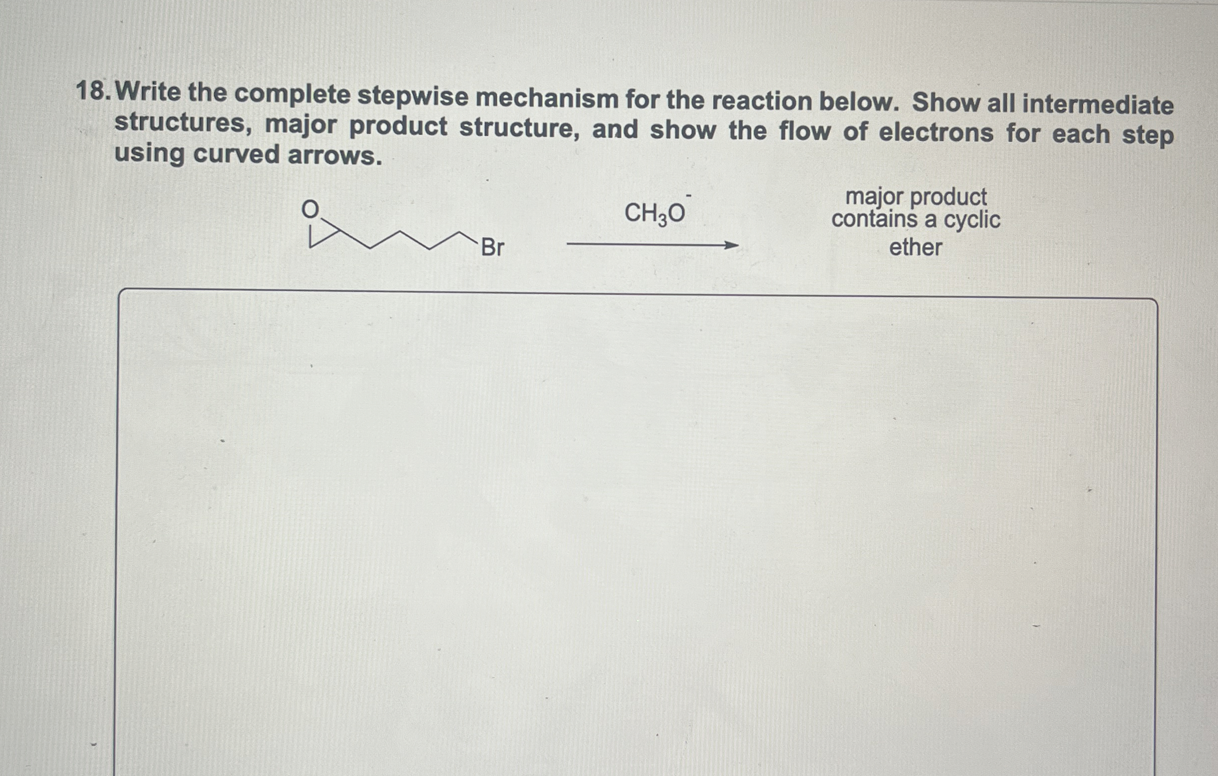 Solved Write the complete stepwise mechanism for the | Chegg.com