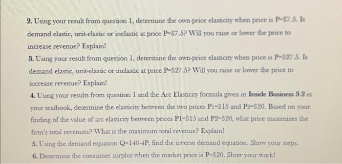 Solved The graph below shows the demand curve of a certain | Chegg.com