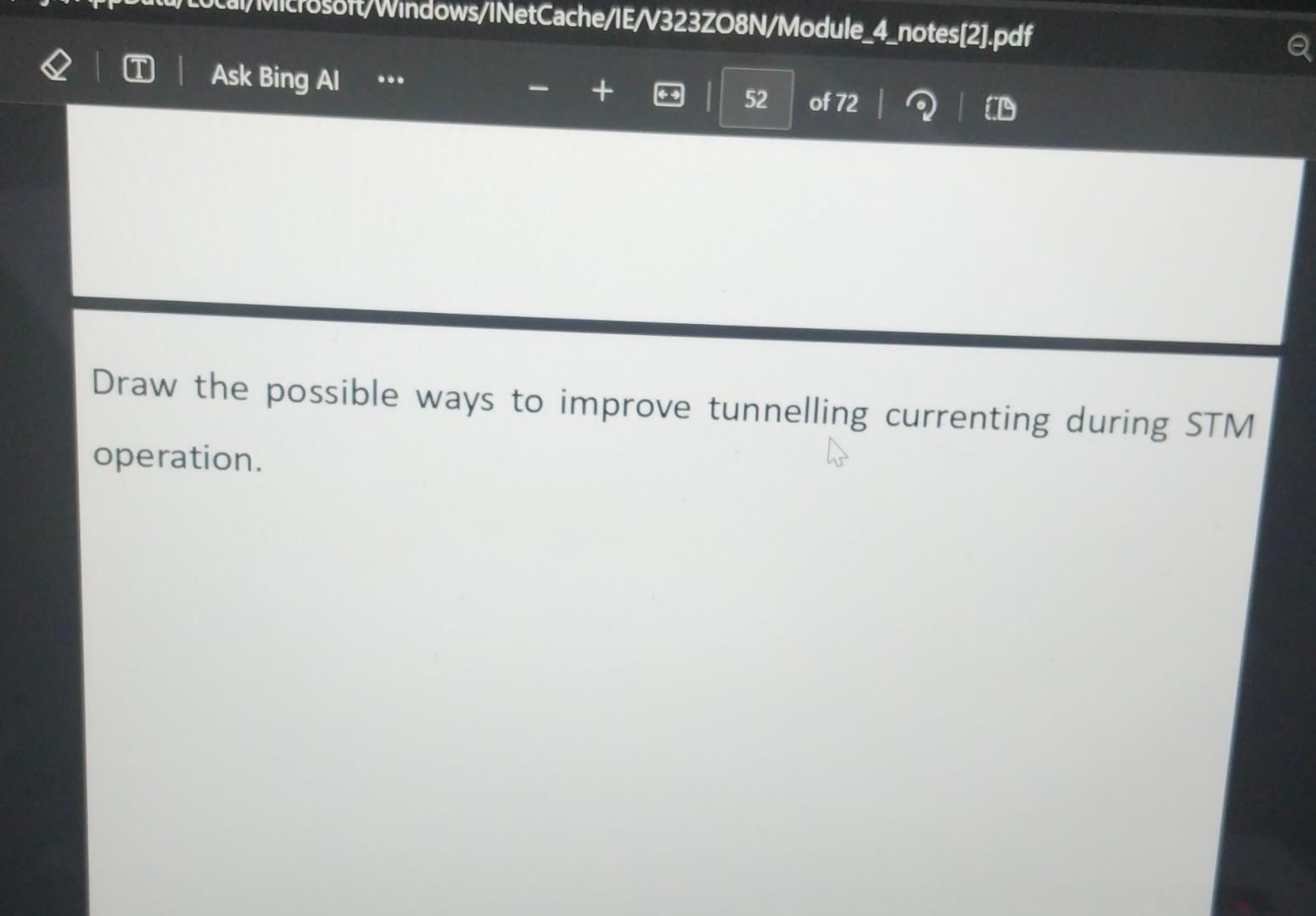 Solved Draw the possible ways to improve tunnelling | Chegg.com