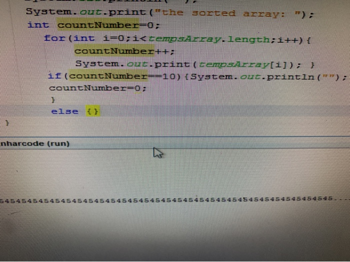 Solved i have an array from 5000 number i want to print ti | Chegg.com
