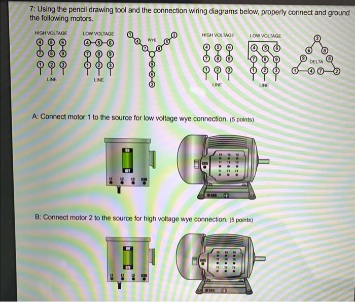 Solved 7 Using the pencil drawing tool and the connection