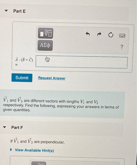 Solved A Review | Constants Let vectors A = (1,0, -3), B = | Chegg.com
