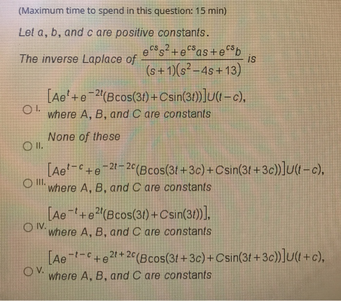 Solved Maximum Time To Spend In This Question 15 Min L Chegg Com