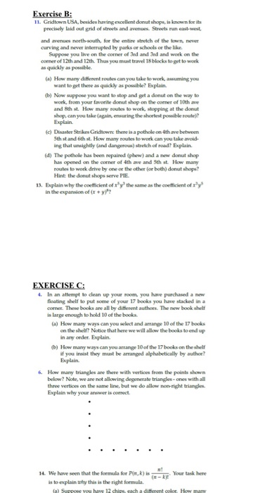 Solved Exercise A: 11. Let A, B, And Be Sets. (a) Find (AUC) | Chegg.com