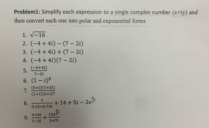 Solved Problemi: Simplify Each Expression To A Single | Chegg.com