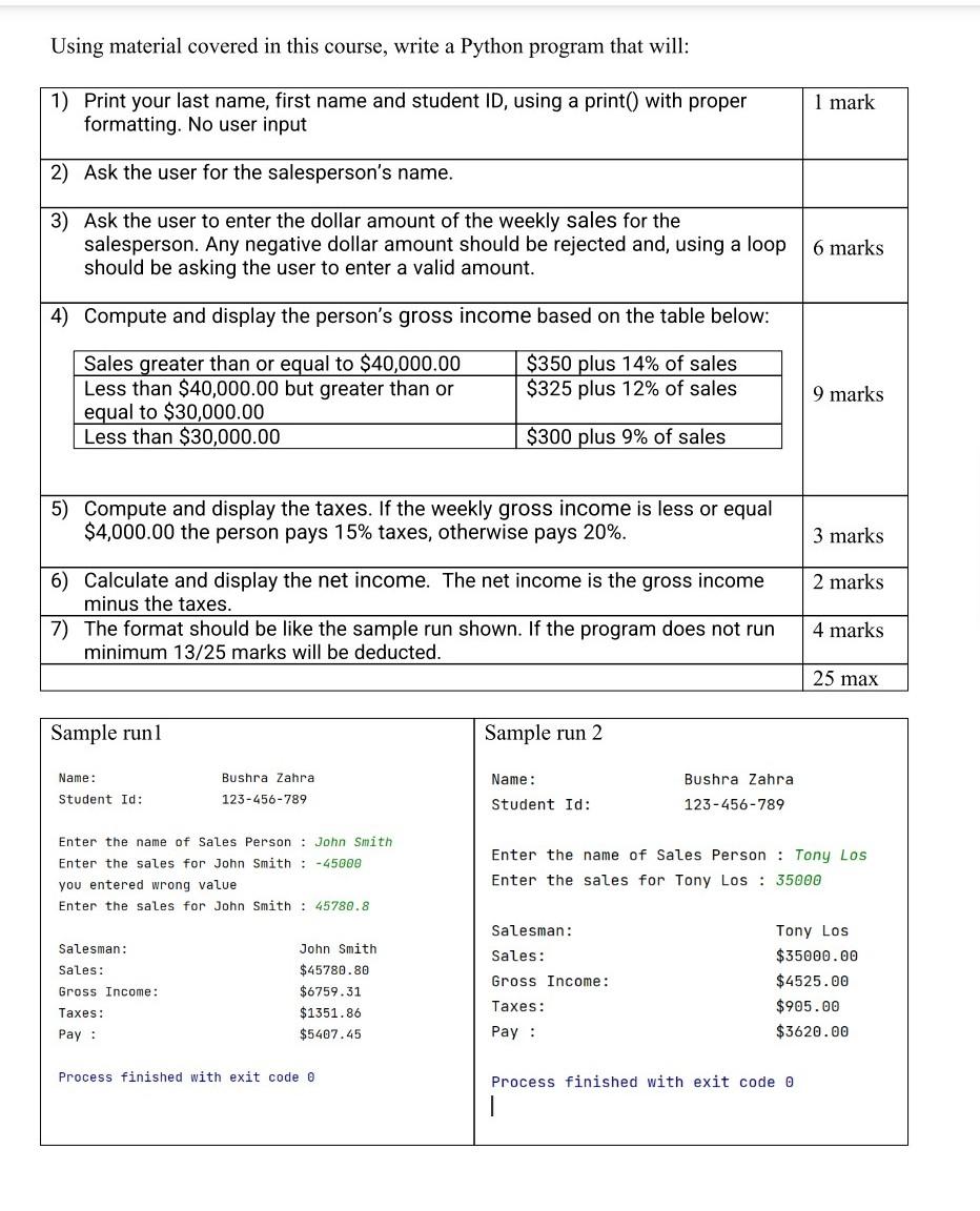 Solved Using material covered in this course, write a Python | Chegg.com
