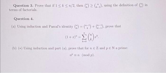 Solved Question 3. Prove that if 1 | Chegg.com