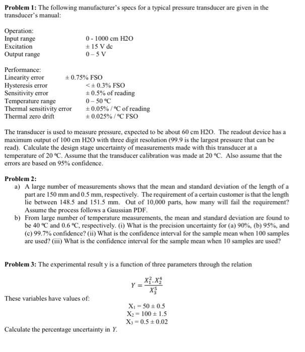 solved-problem-1-the-following-manufacturer-s-specs-for-a-chegg