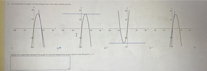 Solved explain the relationship between the graph of f and | Chegg.com