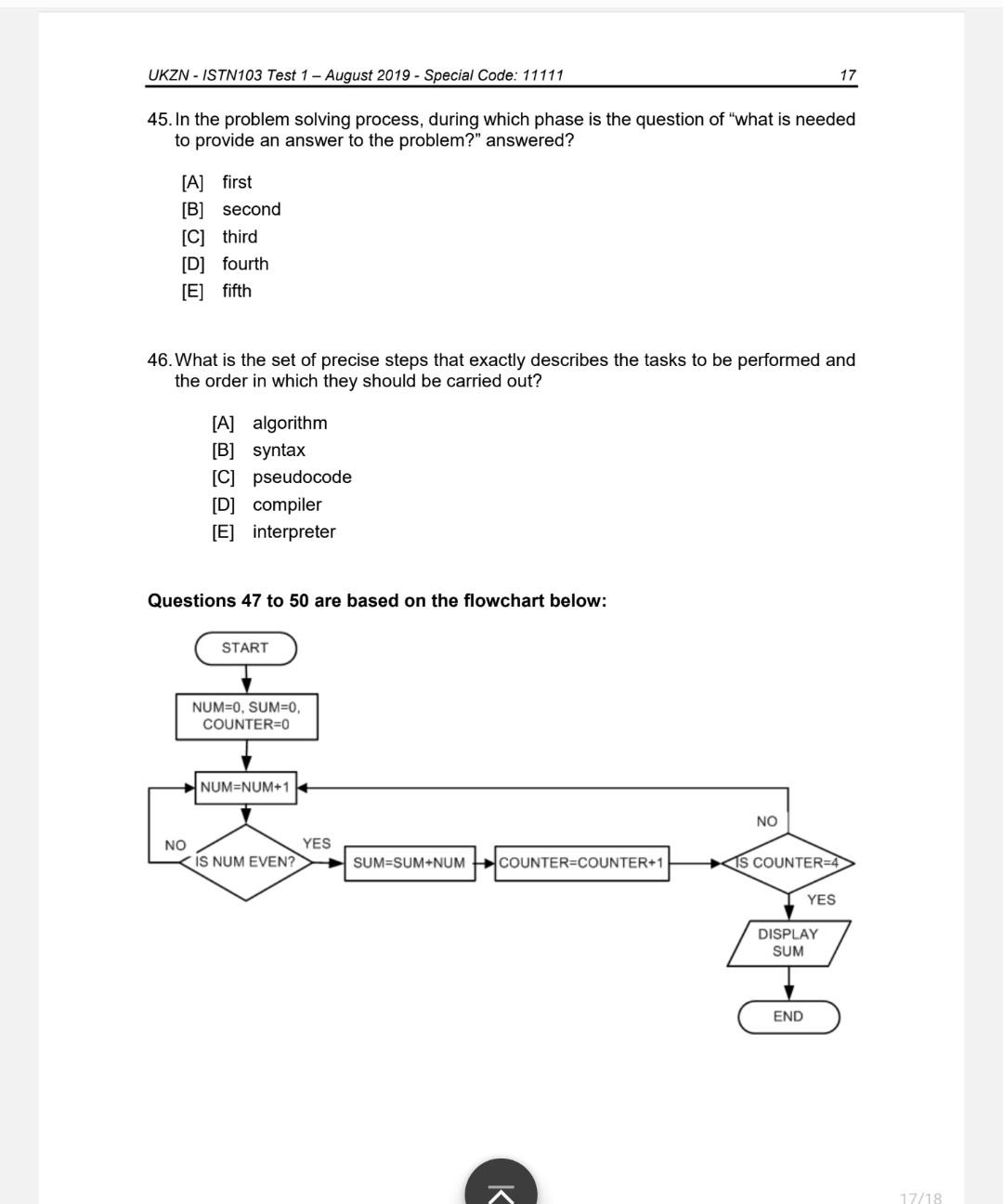Solved Systems Analysis and Design (21 marks) 20. The role | Chegg.com