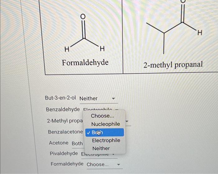 Solved If The Following Compounds Were Under Basic Aldol 0270