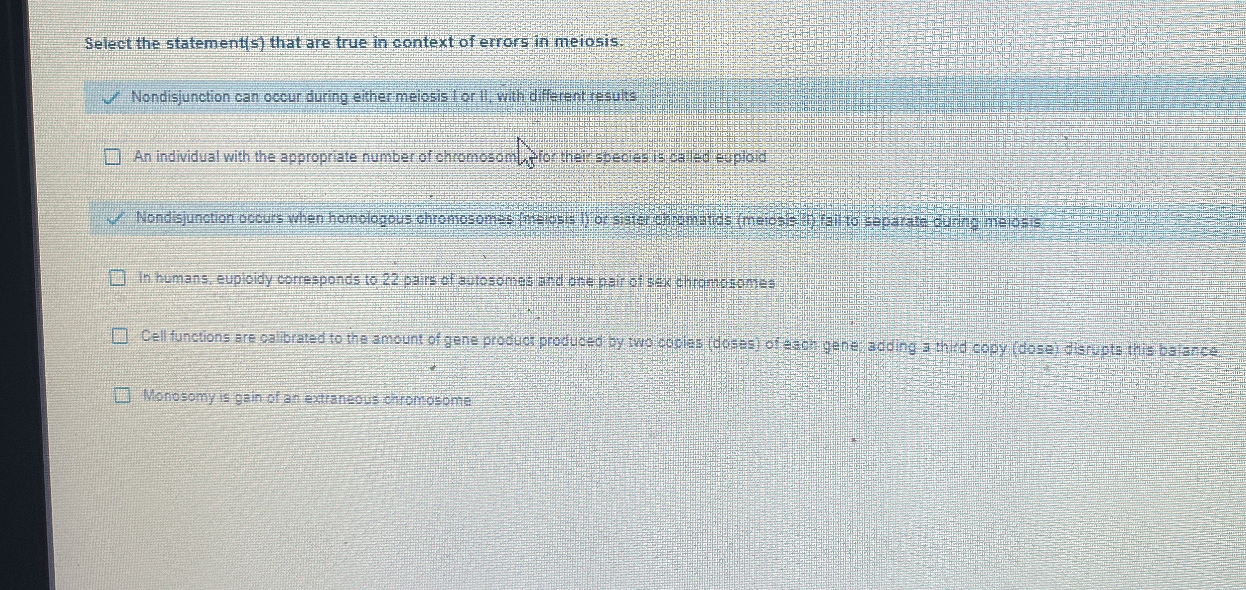 Solved Select The Statement S That Are True In Context Of Chegg Com