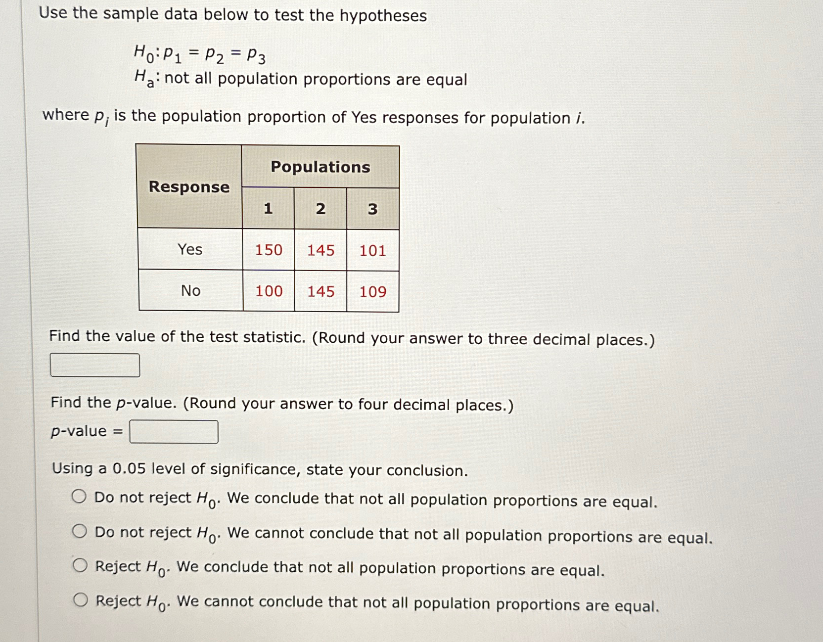 Solved Use the sample data below to test the | Chegg.com