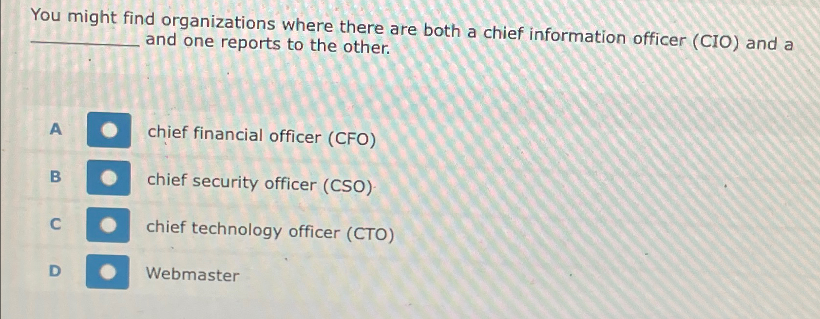 Solved You might find organizations where there are both a | Chegg.com