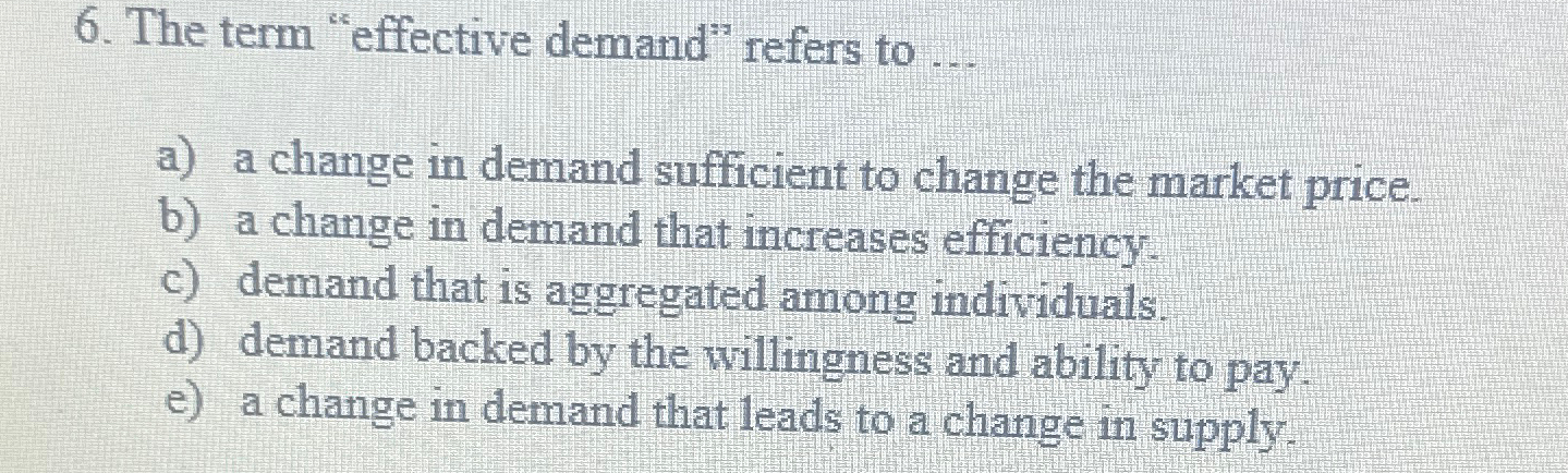 Solved The term 