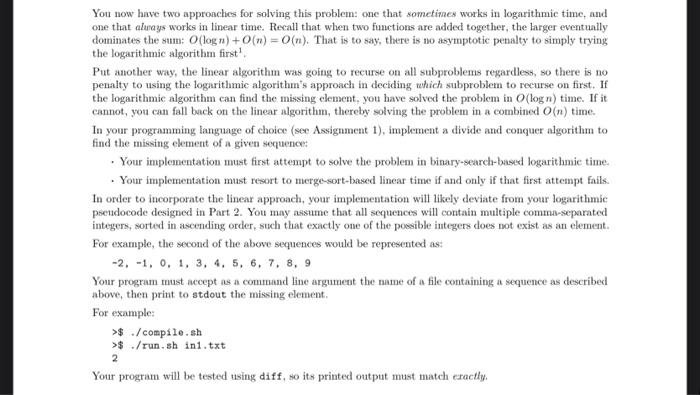 Solved Part 1: Finding Missing Elements Suppose that you are | Chegg.com