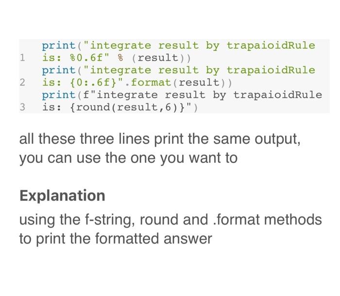 Solved I try all three of the methods provided and I still | Chegg.com
