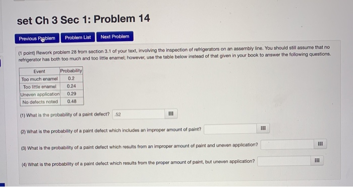 Solved set Ch 3 Sec 1: Problem 14 Previous Pagblem Problem | Chegg.com