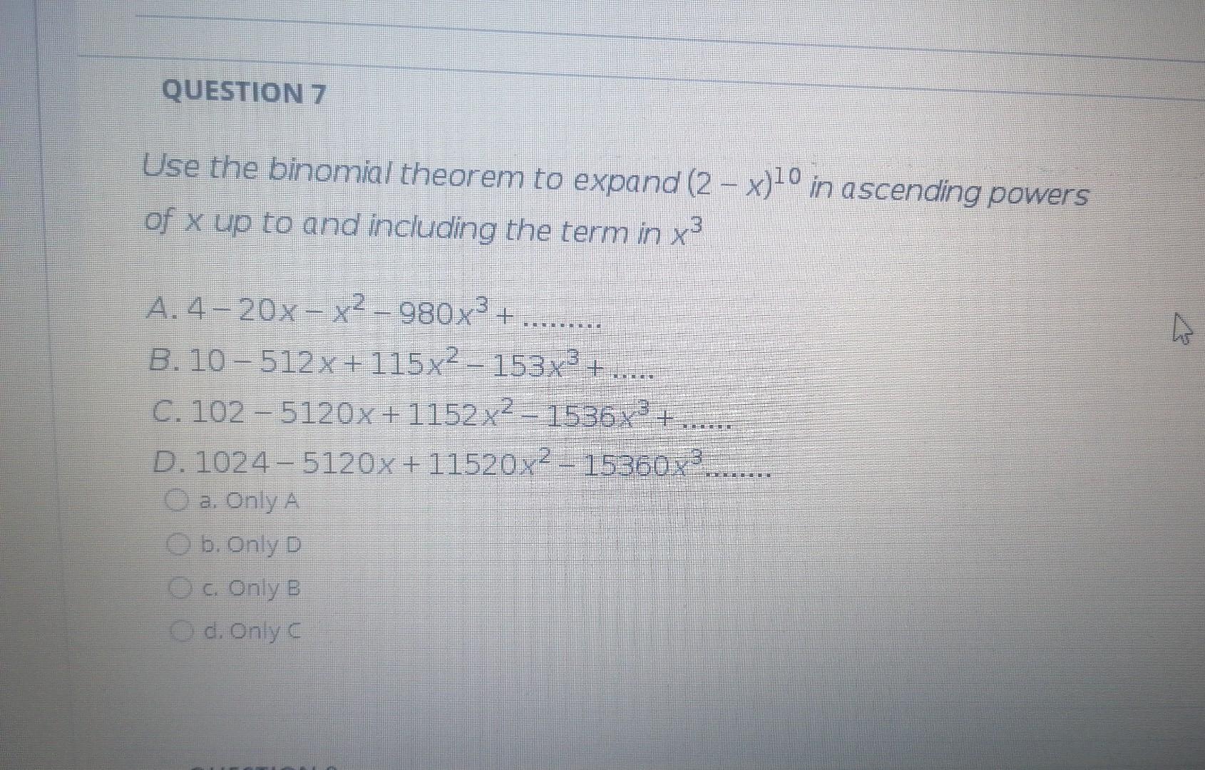 Solved Find The Term Involving X12 In The Expansion Of 3 Chegg Com