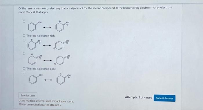 Solved In the compounds shown below, the six-membered rings | Chegg.com
