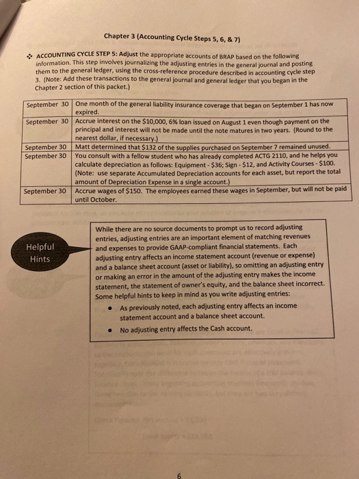 Solved Chapter 2 (Accounting Cycle Steps 2, 3, & 4) | Chegg.com