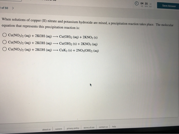 Copper Ii Nitrate And Potassium Hydroxide at Ryan Sindelar blog