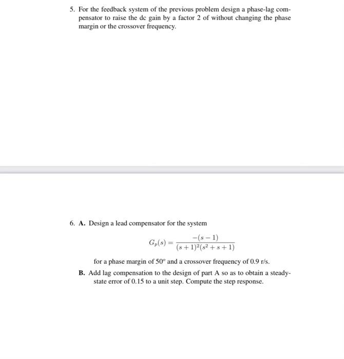 Solved 4. The open-loop frequency response of a | Chegg.com