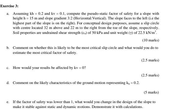 Solved a. Assuming kh=0.2 and kv=0.1, compute the | Chegg.com