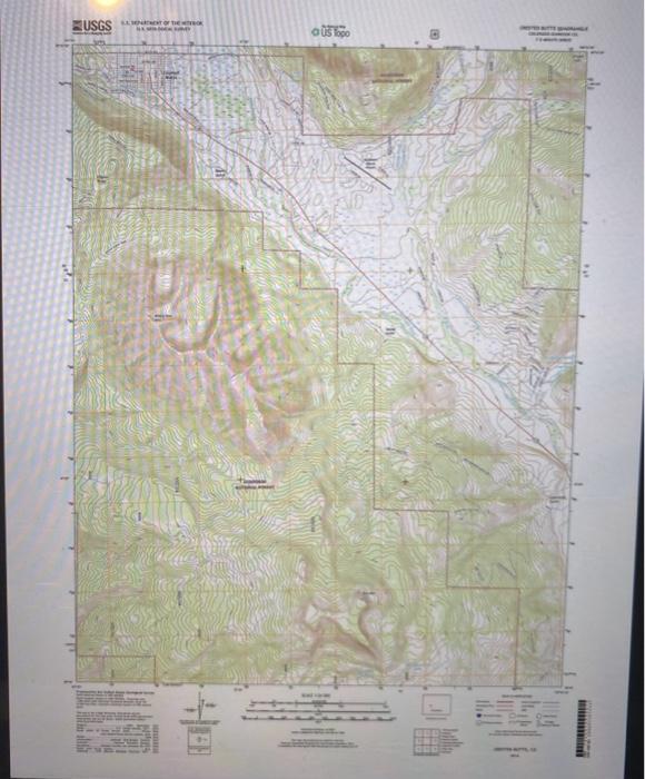 What is the index interval of this map? (Note: not | Chegg.com