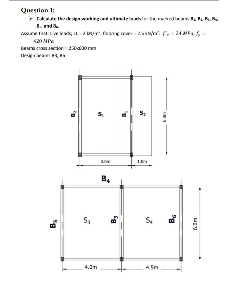 Solved Question 1: Calculate the design working and | Chegg.com