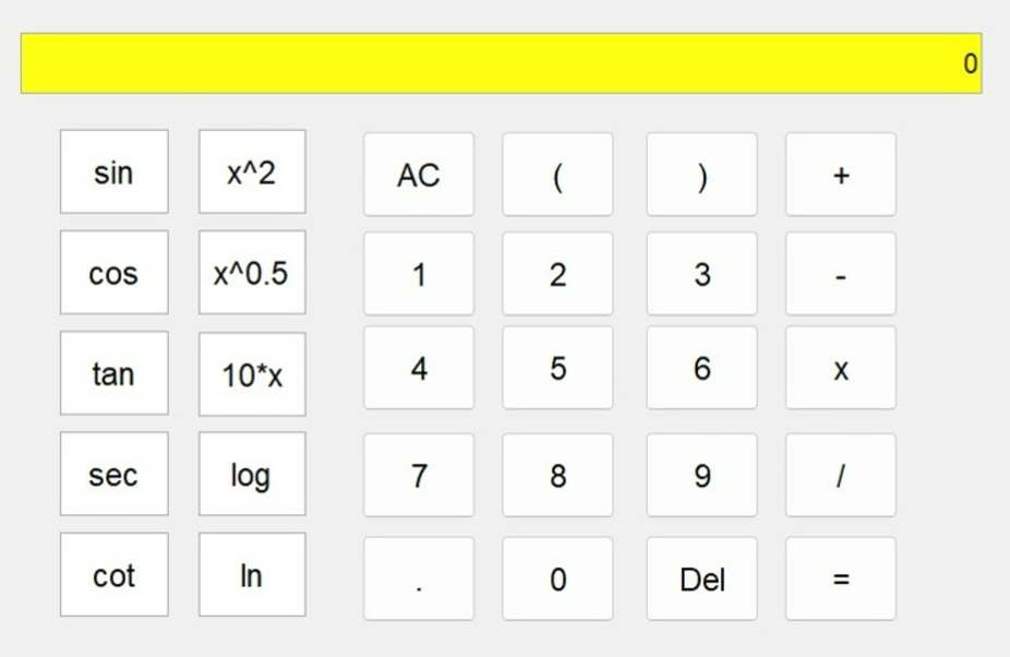 Solved desing a simple calculator using matlab GUIaccodin | Chegg.com
