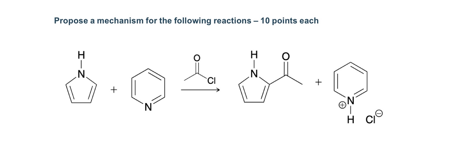 Solved Propose a mechanism for the following reaction | Chegg.com