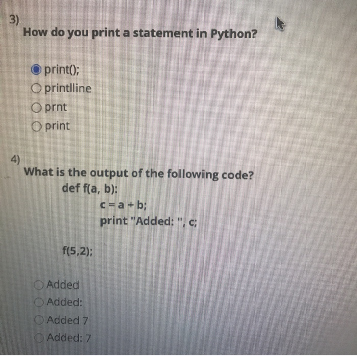 solved-3-how-do-you-print-a-statement-in-python-oprint-chegg