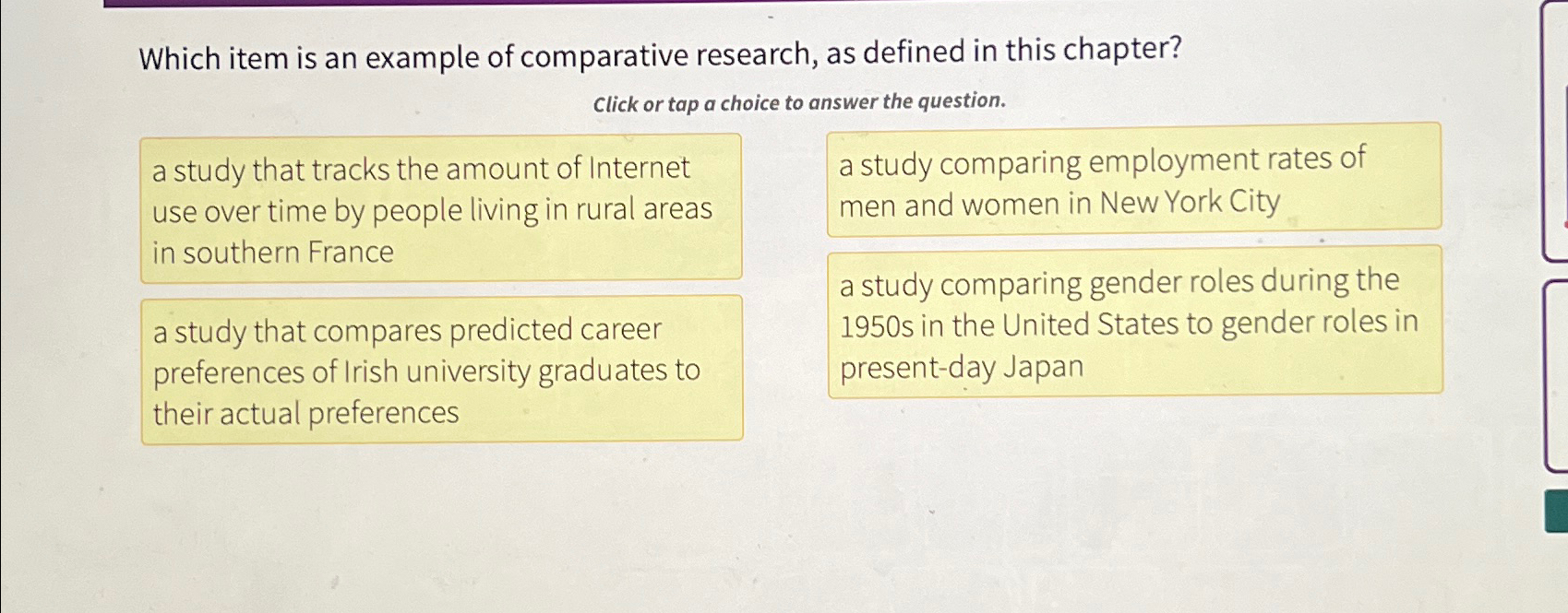 example of comparative research title brainly