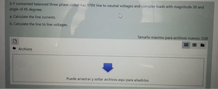 Solved A Y connected balanced three phase circuit has 170V | Chegg.com