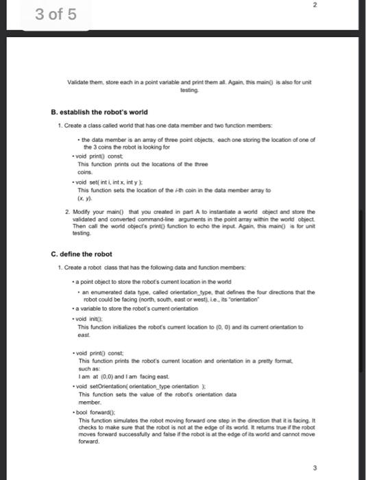 3 Of 5 Sem Store Each In A Point Variable And Pri Chegg Com