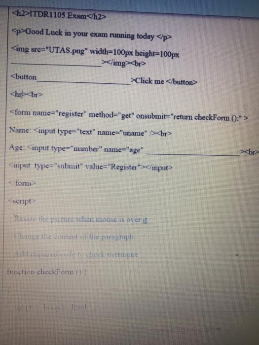 Solved QUESTION 16 6.5 points Modify the below code to do | Chegg.com