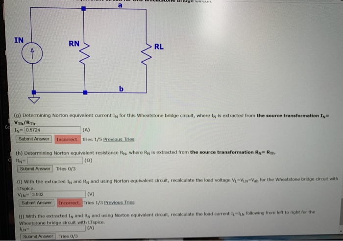 Solved Part B. Wheatstone Bridge Circuit With A Current | Chegg.com