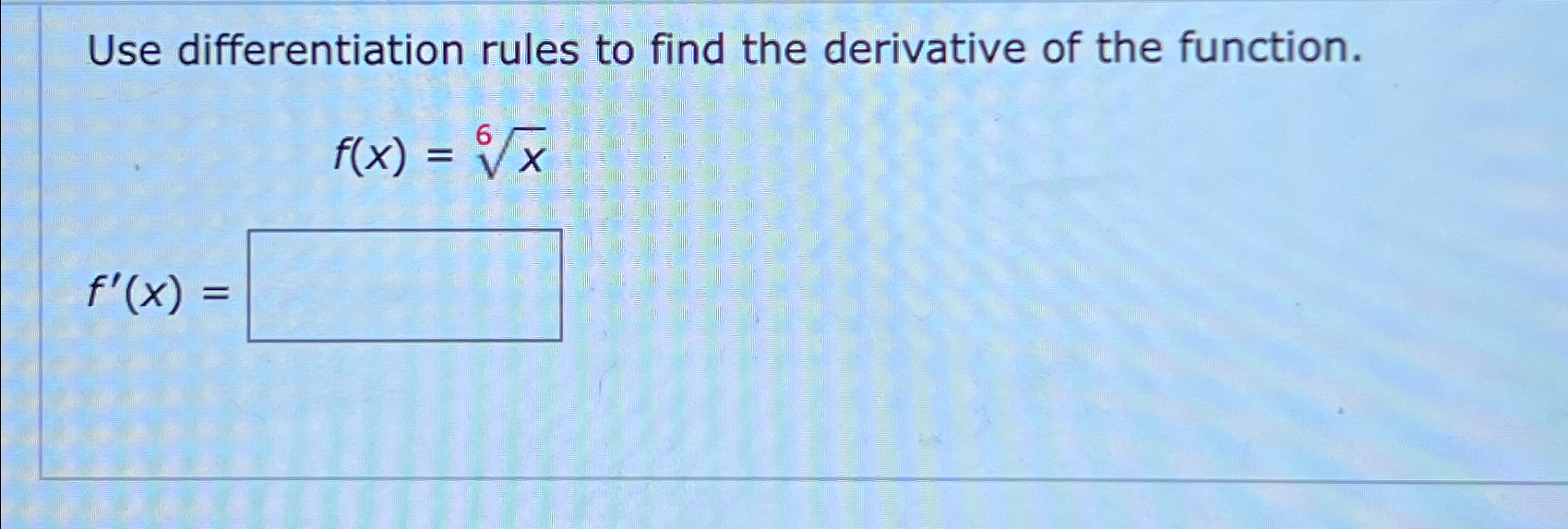Solved Use differentiation rules to find the derivative of | Chegg.com
