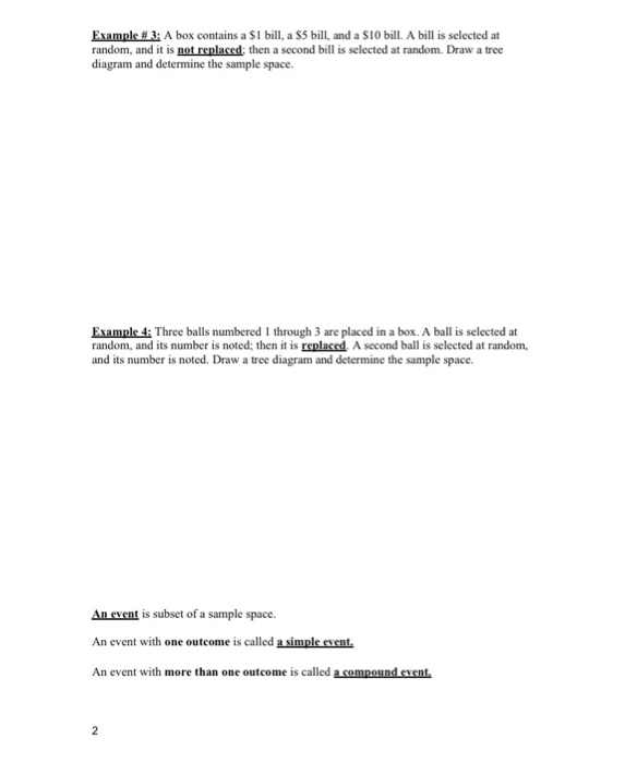 Solved Chapter #4. Section 4.1: Sample Space and | Chegg.com