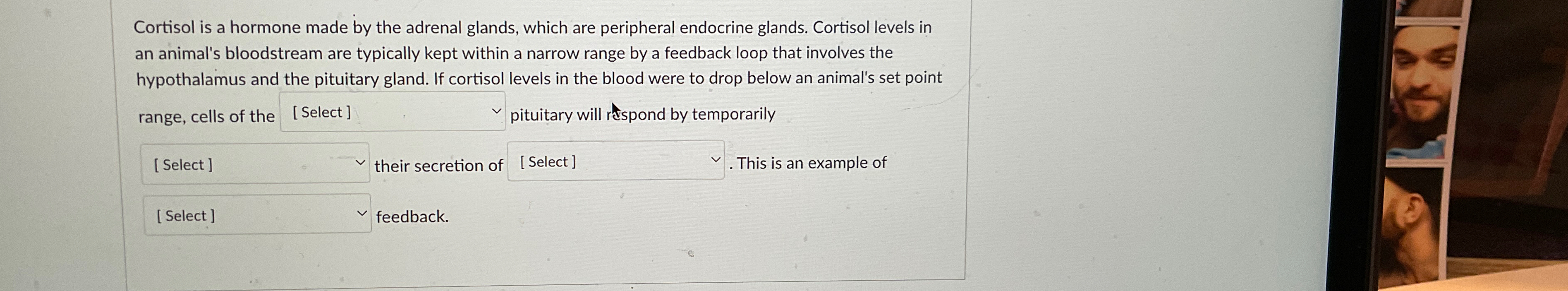 Solved Cortisol is a hormone made by the adrenal glands, | Chegg.com