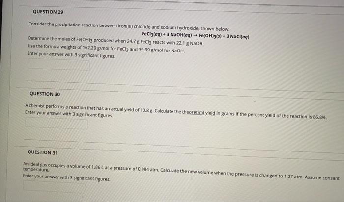 Solved QUESTION 24 Identify the type of reaction in the | Chegg.com
