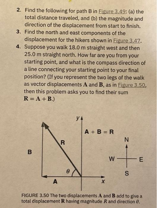 1. Find the following for path A in Figure 3.49 : (a) | Chegg.com